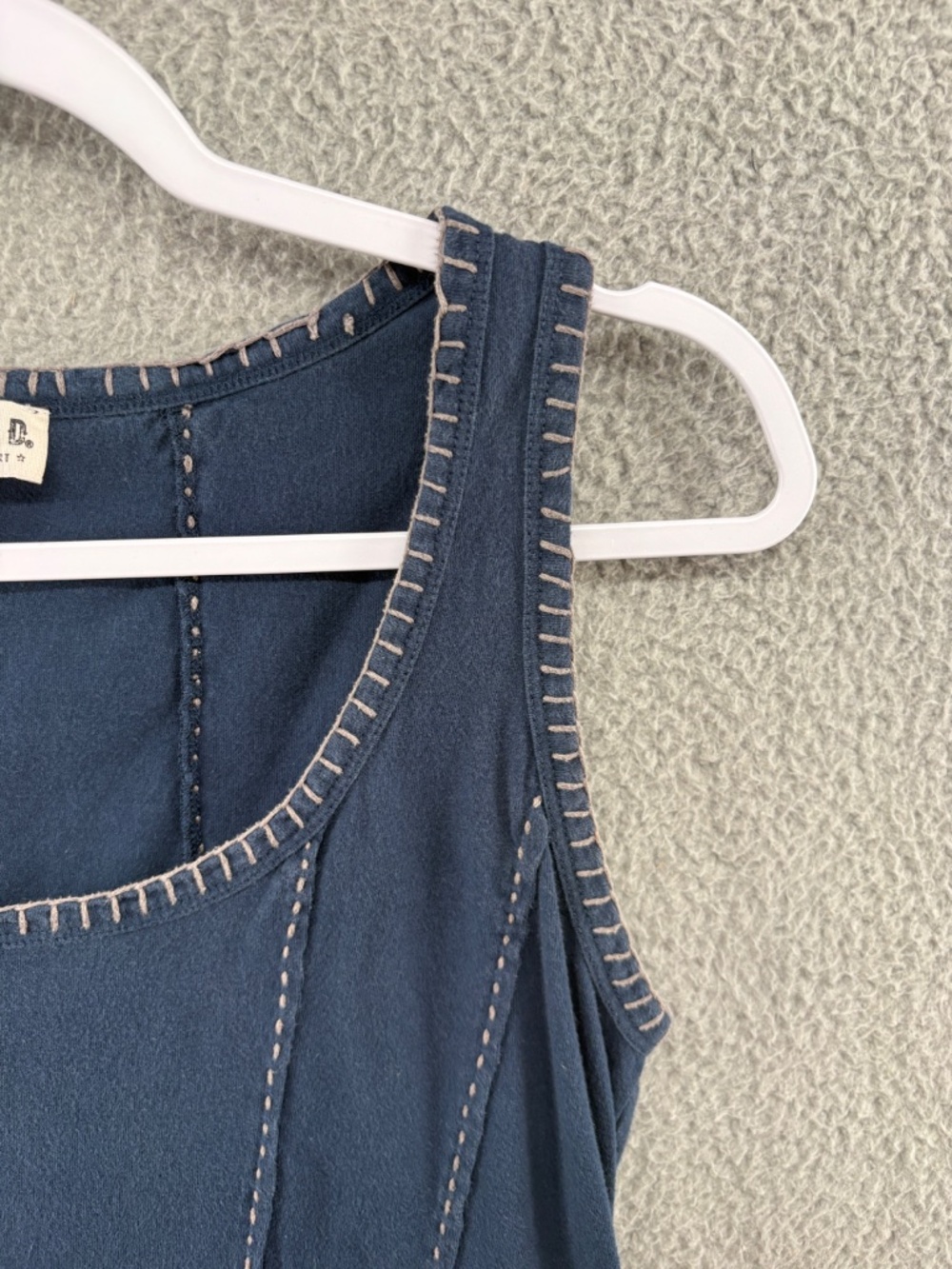 Idyllwind Shiloh Cami Navy Contrast Stitch Western Corset Tank Top S - Picture 5 of 12